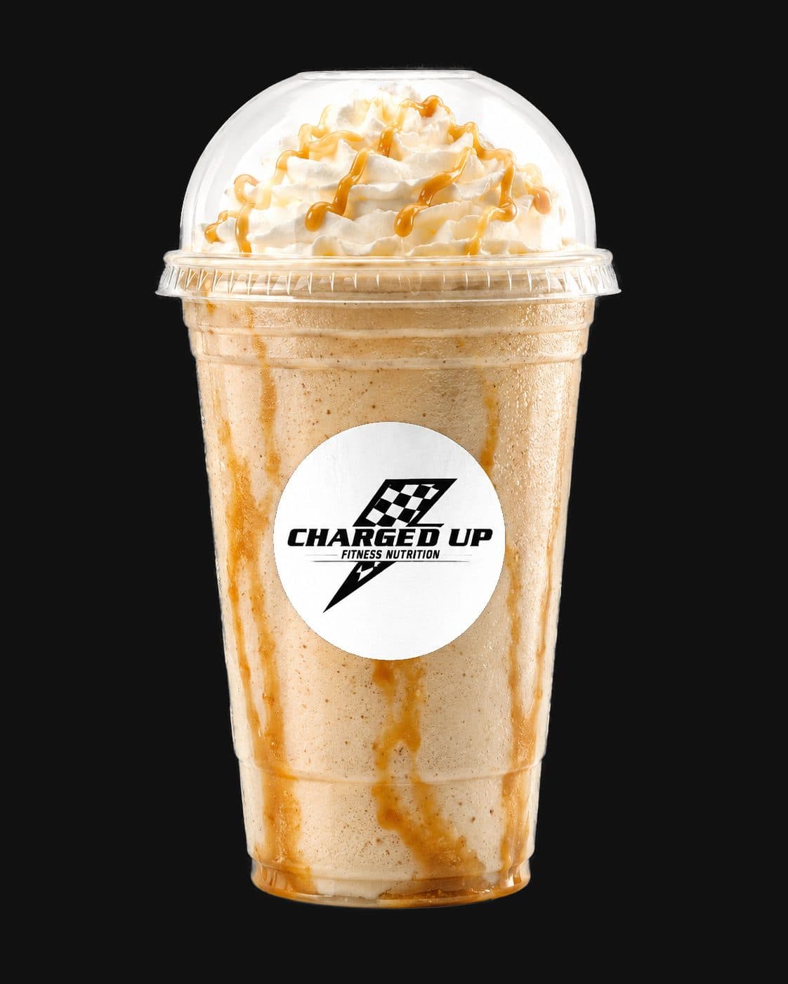 Peanut Butter Banana in a Charged Up cup