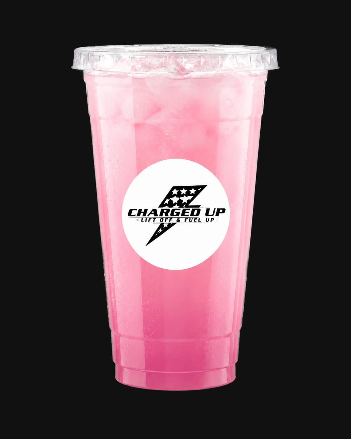 Shred Juice in a Charged Up cup