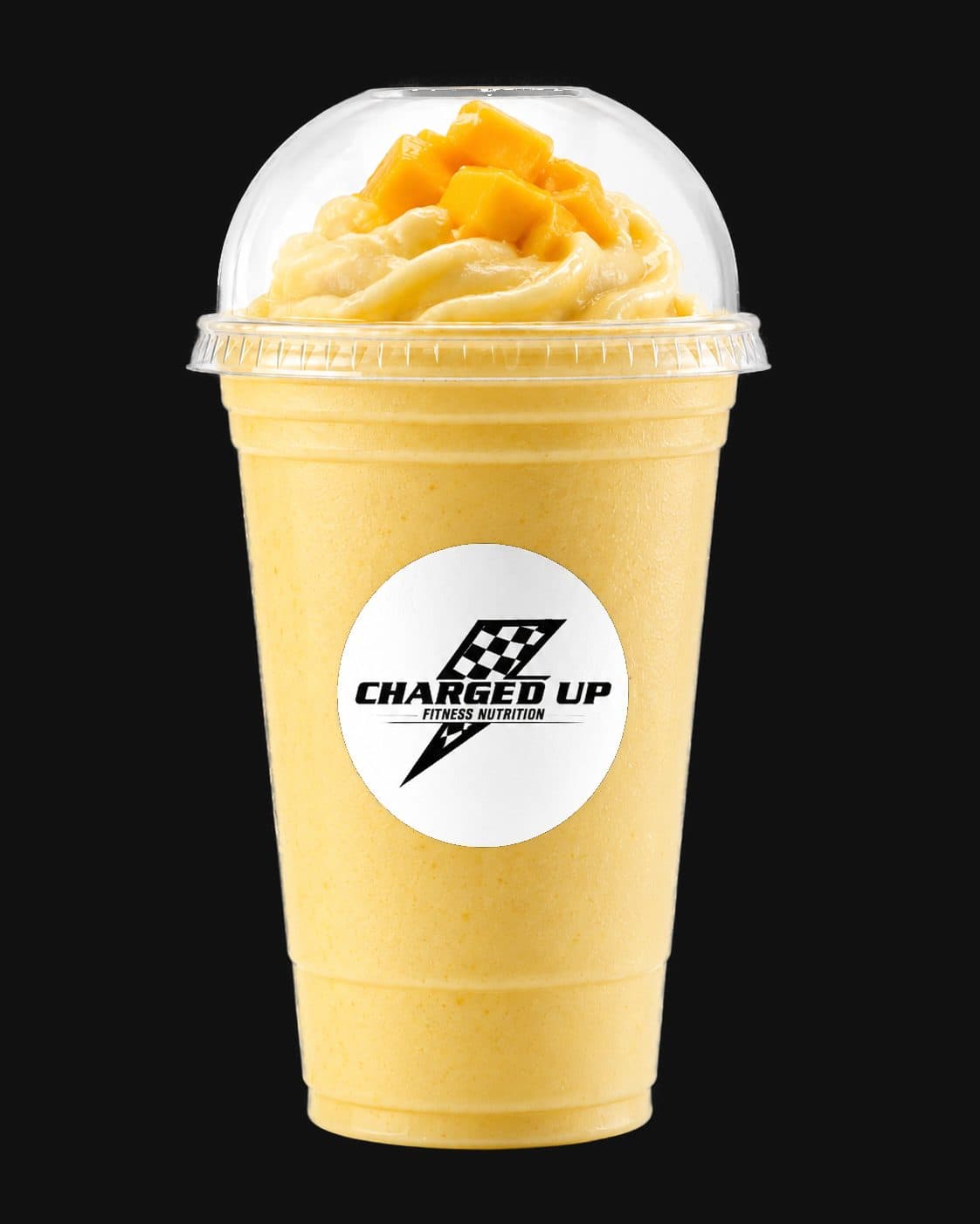 Tropical Pineapple Mango in a Charged Up cup